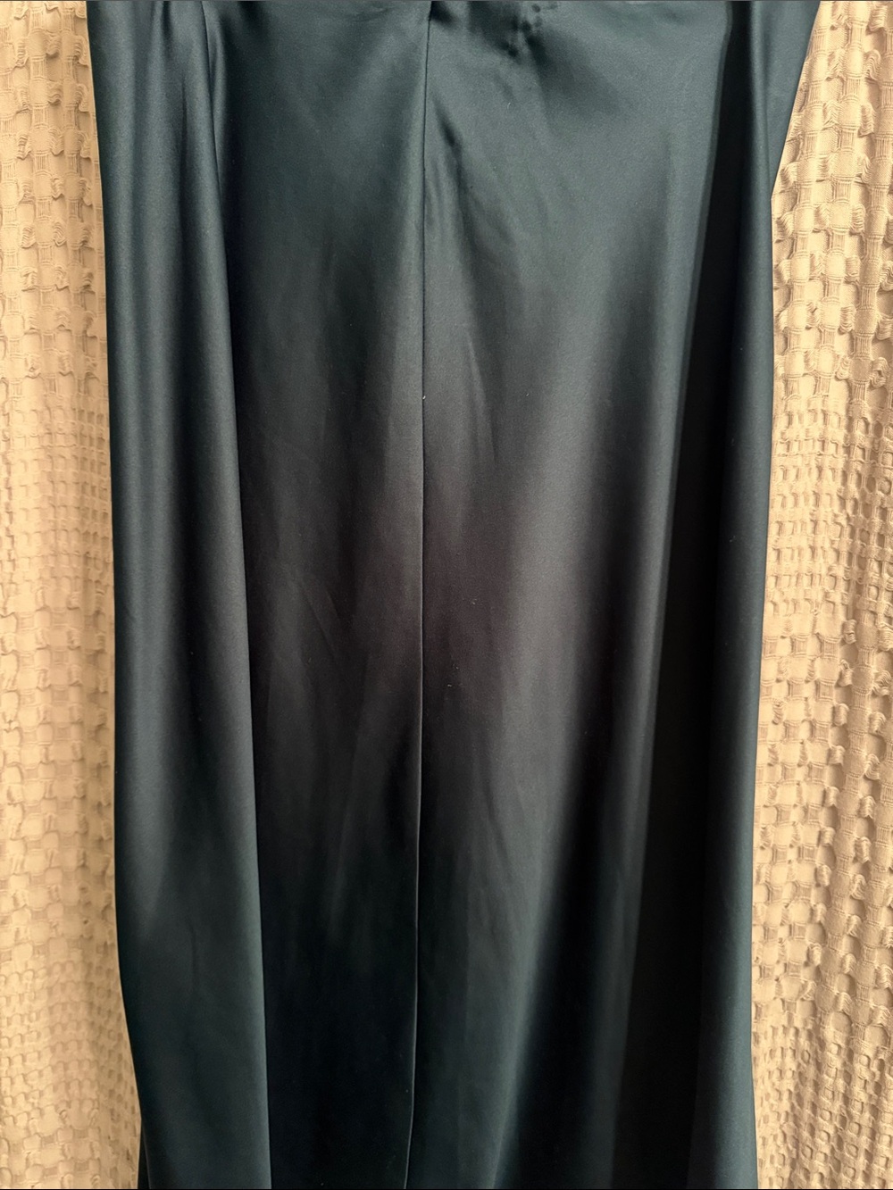 Cara Santana x Nine West Women's Maxi Skirt in Deep gree - Sleek Long Silhouette